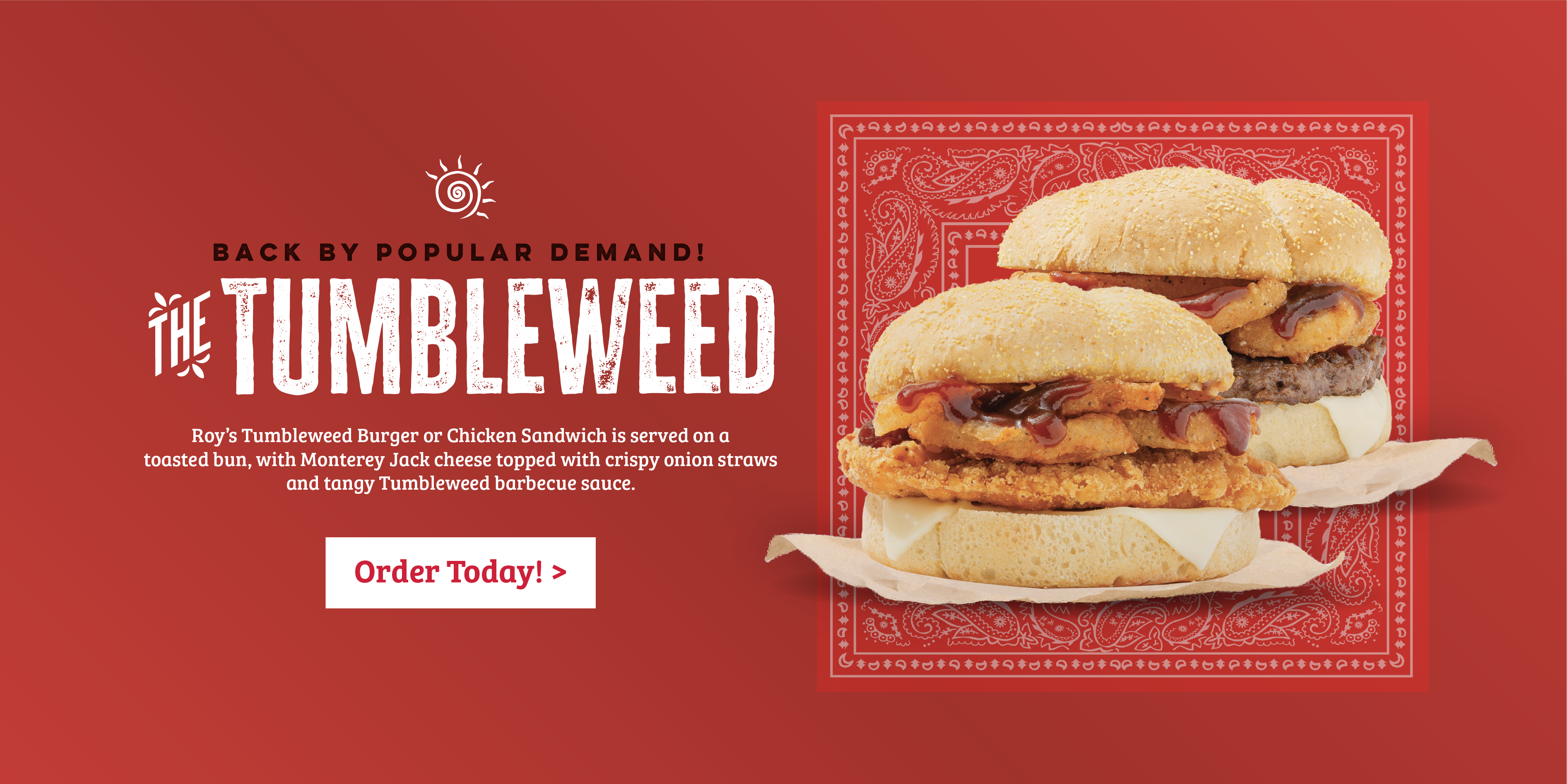 Picture of Tumbleweed Burger and Chicken Sandwich