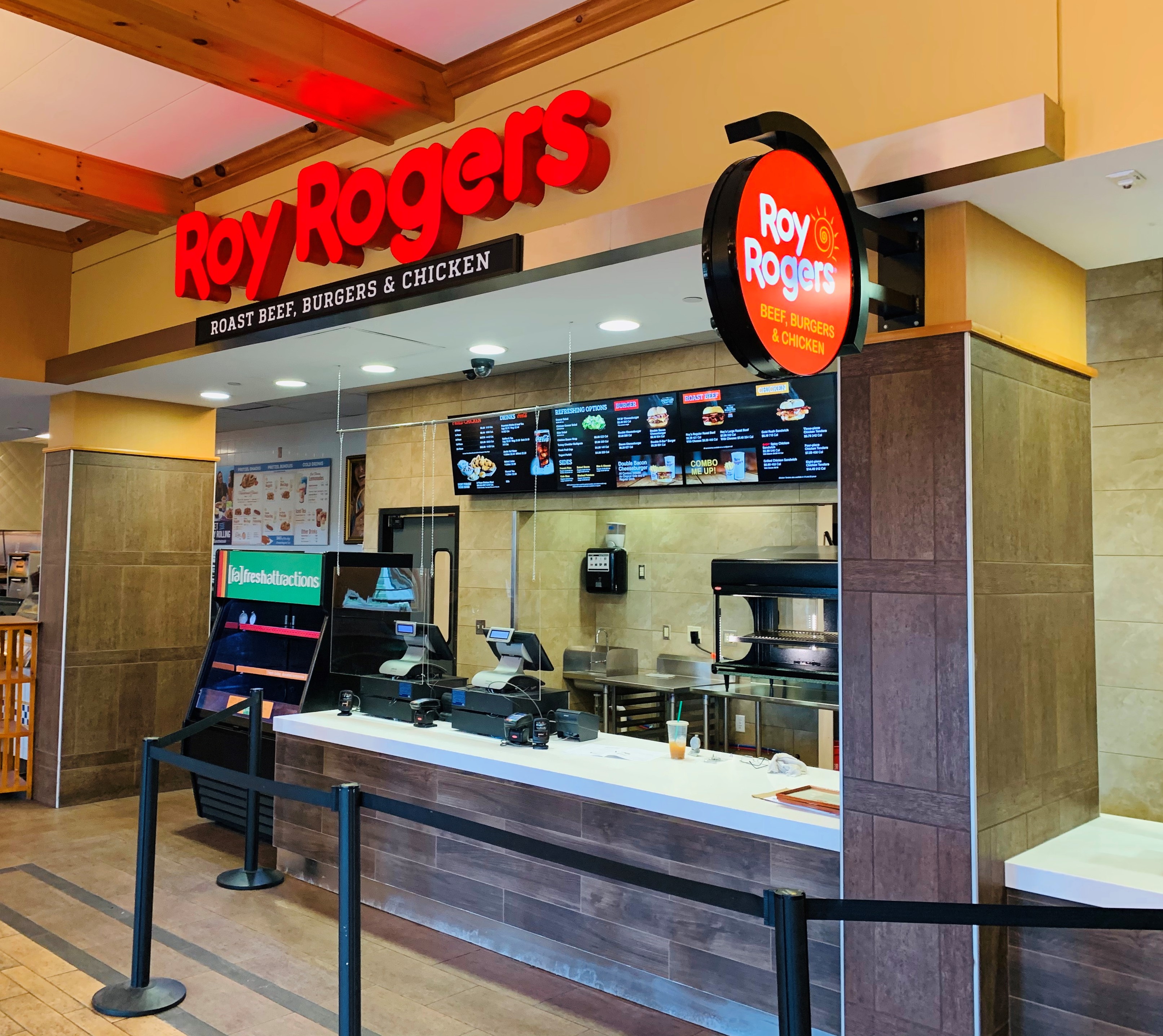 New Roy Rogers Travel Plaza Front Counter