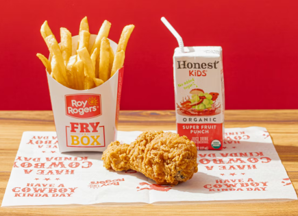 Kid's Drumstick Meal with French Fries and Juice Box