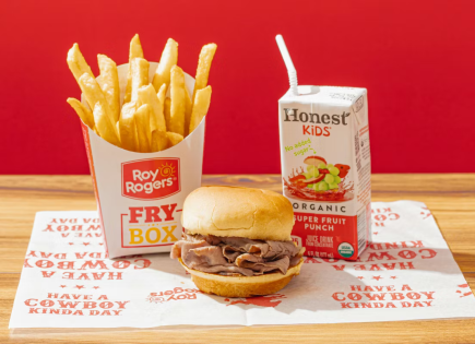 Kid's Roast Beef Slider Meal with French Fries and Juice Box